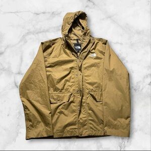 The North Face Jacket Mens Medium Tan Nylon Full Zip Lightweight